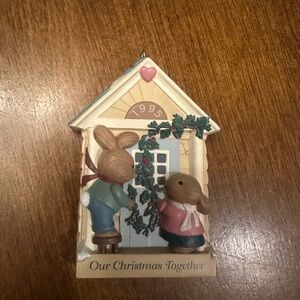 Hallmark 1995 Our Christmas Together Ornament